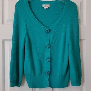 Chaus Turquoise sweater